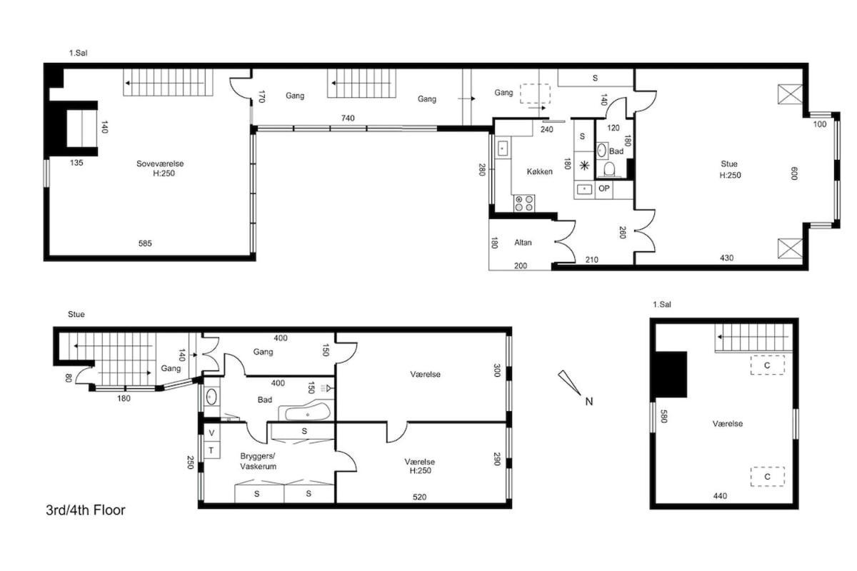 Appartement Luksusbolig Ved Grabrodretorv